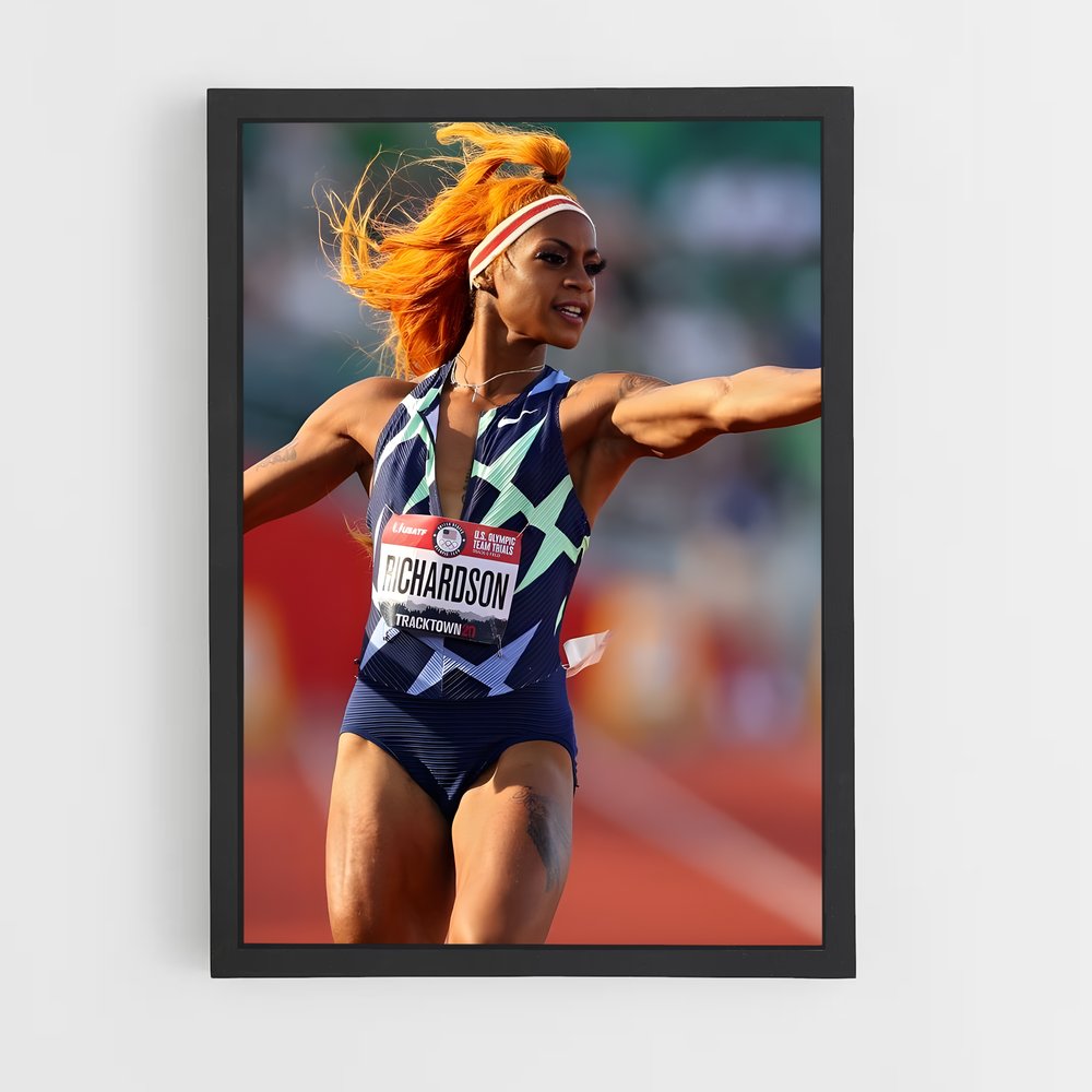 Poster Lancer d'Étoiles – affiche Athlétisme (vue 2)
